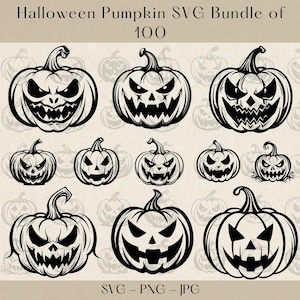 Halloween Pumpkin SVG, Halloween Pumpkin SVG Bundle, Halloween Pumpkin Line art SVG, Pumpkin Svg, Halloween Svg, Spooky Halloween boo svg