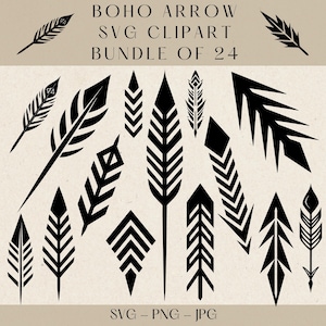 Boho Arrow SVG, Bohemian Svg, Boho Svg, Boho Decor Svg, Boho Clipart, Arrow Clipart, Arrow Svg, Arrow Svg Icon, Arrow Vector, Arrow png