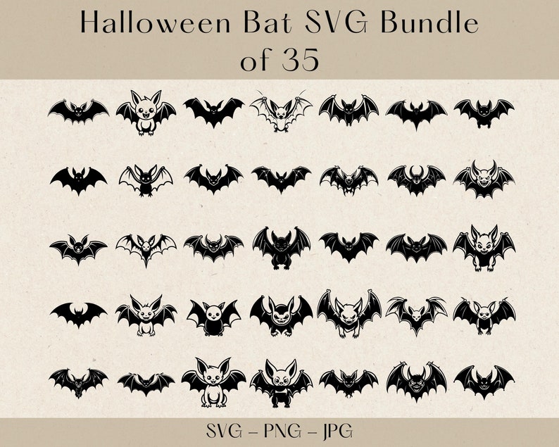 Halloween Bat SVG, Halloween Bat SVG Bundle, Bat SVG, Bat Clipart, Bat ...