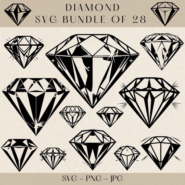 Diamond SVG, Diamond Vector, Diamond Png, Diamond Silhouette, Diamond Clipart, Crystal Vector, Crystal SVG, Wedding SVG, Wedding Vector