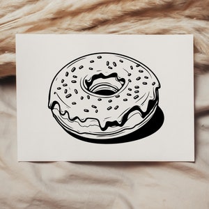 Donut SVG, Donut Vector, Donut Clipart, Donut Png, Donut Silhouette ...