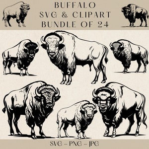Buffalo Svg, Bison Svg, Buffalo Png, Buffalo Cllipart, Buffalo Wektor, Buffalo Sylwetka, Bison Png, Bison Clipart, Bison Wektor