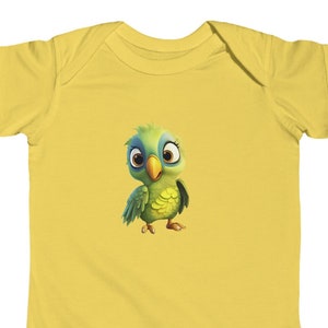 Parrot onesie Baby parrot baby shower gift jungle animal