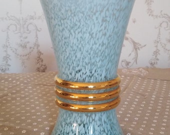 VASE BLEU DECORATIF