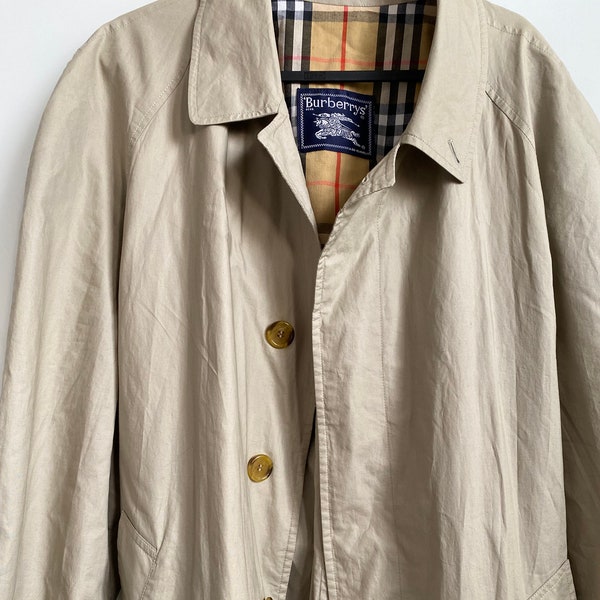 Trench Burberry style homme vintage, taille L