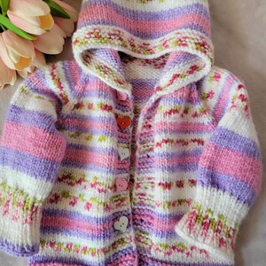 Handmade knit cardigan image 5