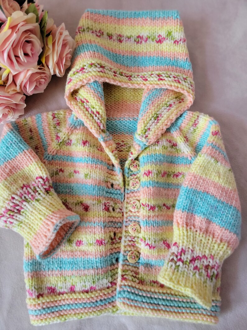 Handmade knit cardigan image 7