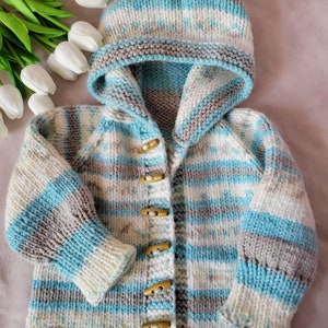 Handmade knit cardigan image 3