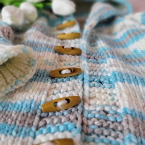 Handmade knit cardigan image 2