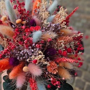 Bouquet de mariée en fleurs séchées image 4