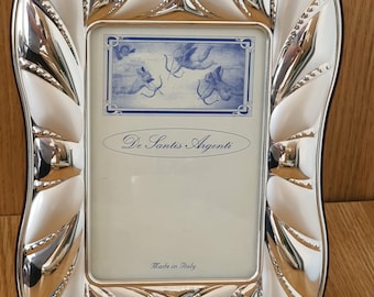 Sterling Silver Picture Frame, Carrs of Sheffield, England Vintage