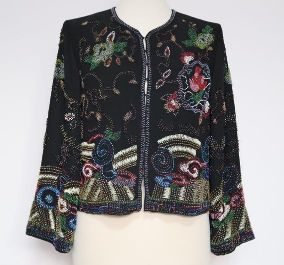 Stella McCartney, Stella McCartney for H&M | Rare 2005 Collector’s Beaded Silk Jacket Size S
