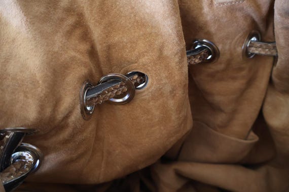 Jane August Designer genuine python leather Handb… - image 12