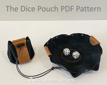 The Leather Dice Pouch PDF Pattern