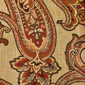 Upholstery Paisley - Luxury - Harvest