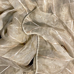 Metallic Stripe Sheer - Fabricut - Colosseum