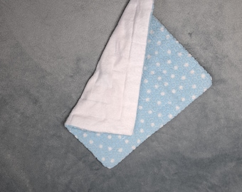 Juguete antiestrés de laberinto de canicas hecho a mano: tela de lunares azules, juguete de estimulación silenciosa