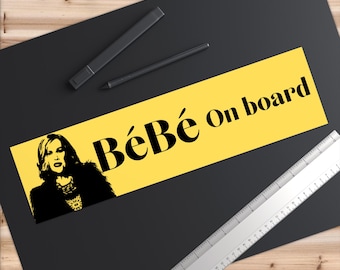 Bébé On Board Bumper Sticker Schitts Creek Inspired