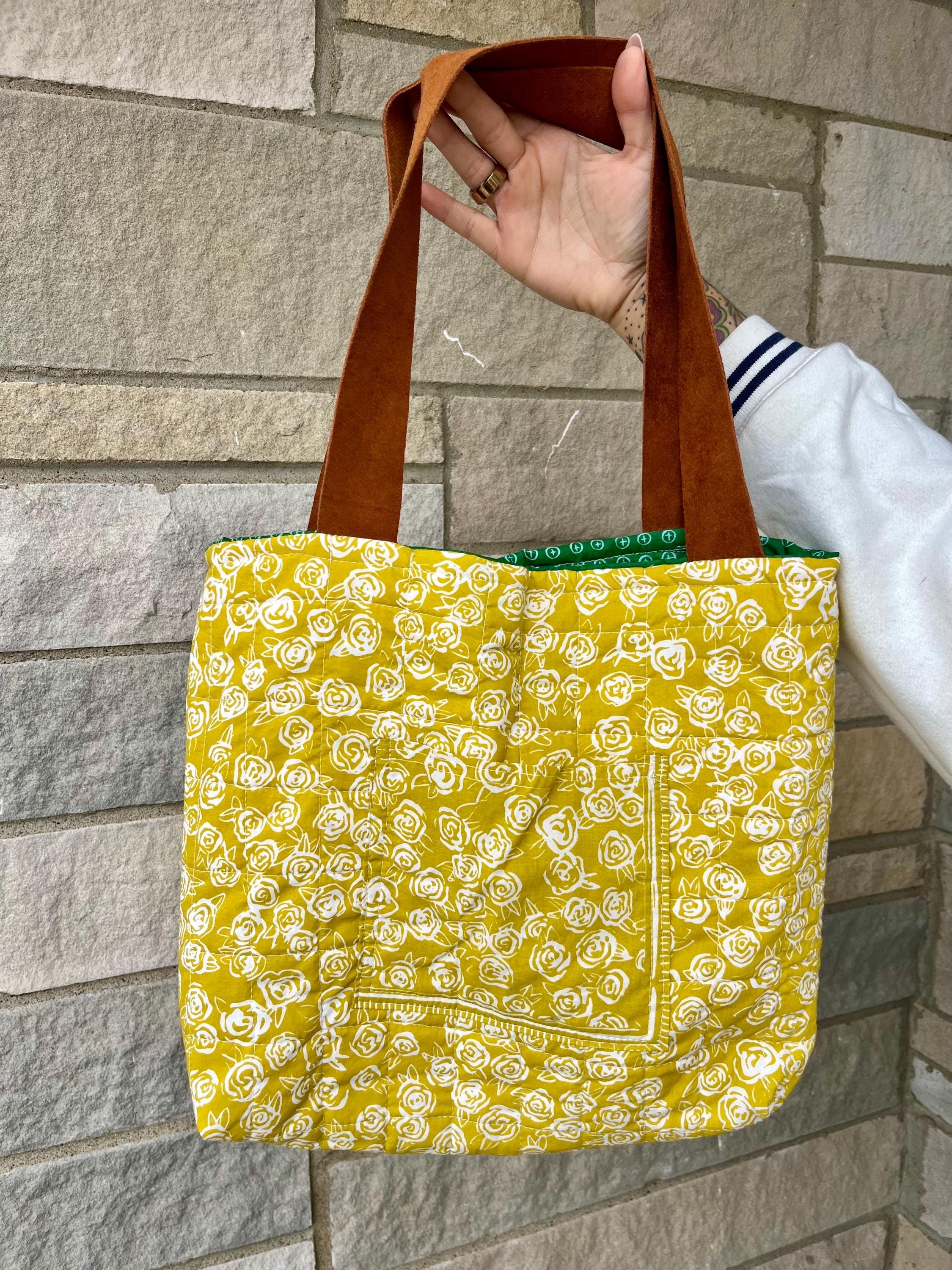 Suede Patchwork Bag - Etsy