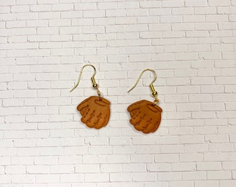 Baseball and Softball Glove Earrings | Sports Jewelry |  Team Earrings