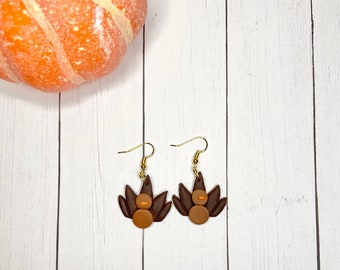 Turkey Earrings | Thanksgiving Earrings | Fall Earrings