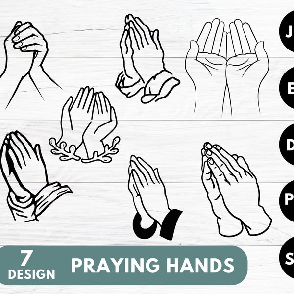 Praying Hands Svg bundle, Praying Hands Svg Design, Praying Hands Png, Praying Hands PNG, Digital Download, Praying Hands Clipart