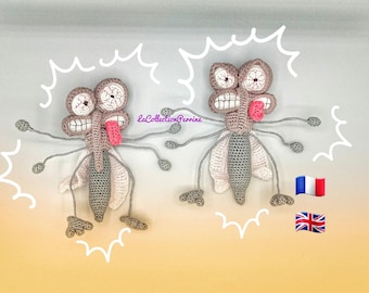 Tutorial en PDF Mosquitos Locos / Patrón PDF Mosquitos Locos