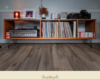 Mid Century Modern Media Console | Sweet Caroline in Cherry