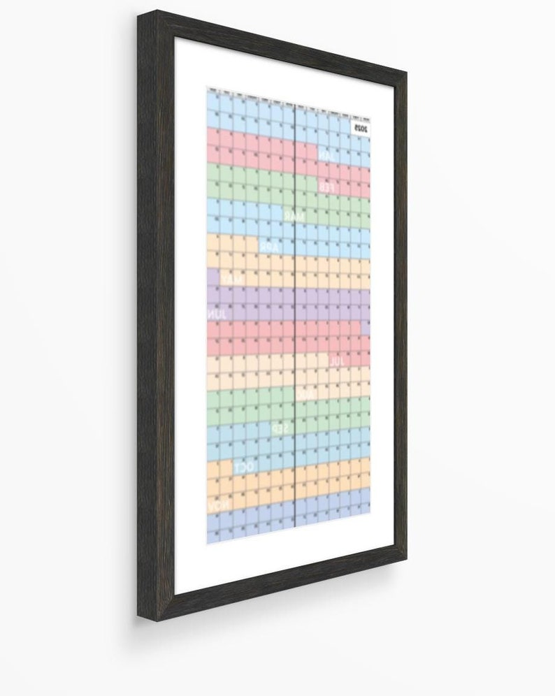 2025 Yearataglance Digital Calendar Colorcoded Printable Planner