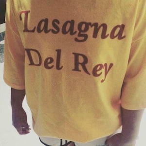 Lasagna Del Rey T-Shirt Y2K Aesthetic Shirt Pinterest Clothes Celebrity Shirt Cute Slogan T-Shirt VSCO Girl Shirt Gift For Her