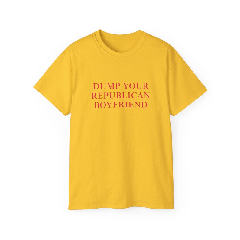 Dump Ihre punischen Freund-T-shirt Politisches Statement T-Shirt Demokratische lustige Woke Shirt sarkastischer Humor Tshirt Inspirierendes Shirt Daisy