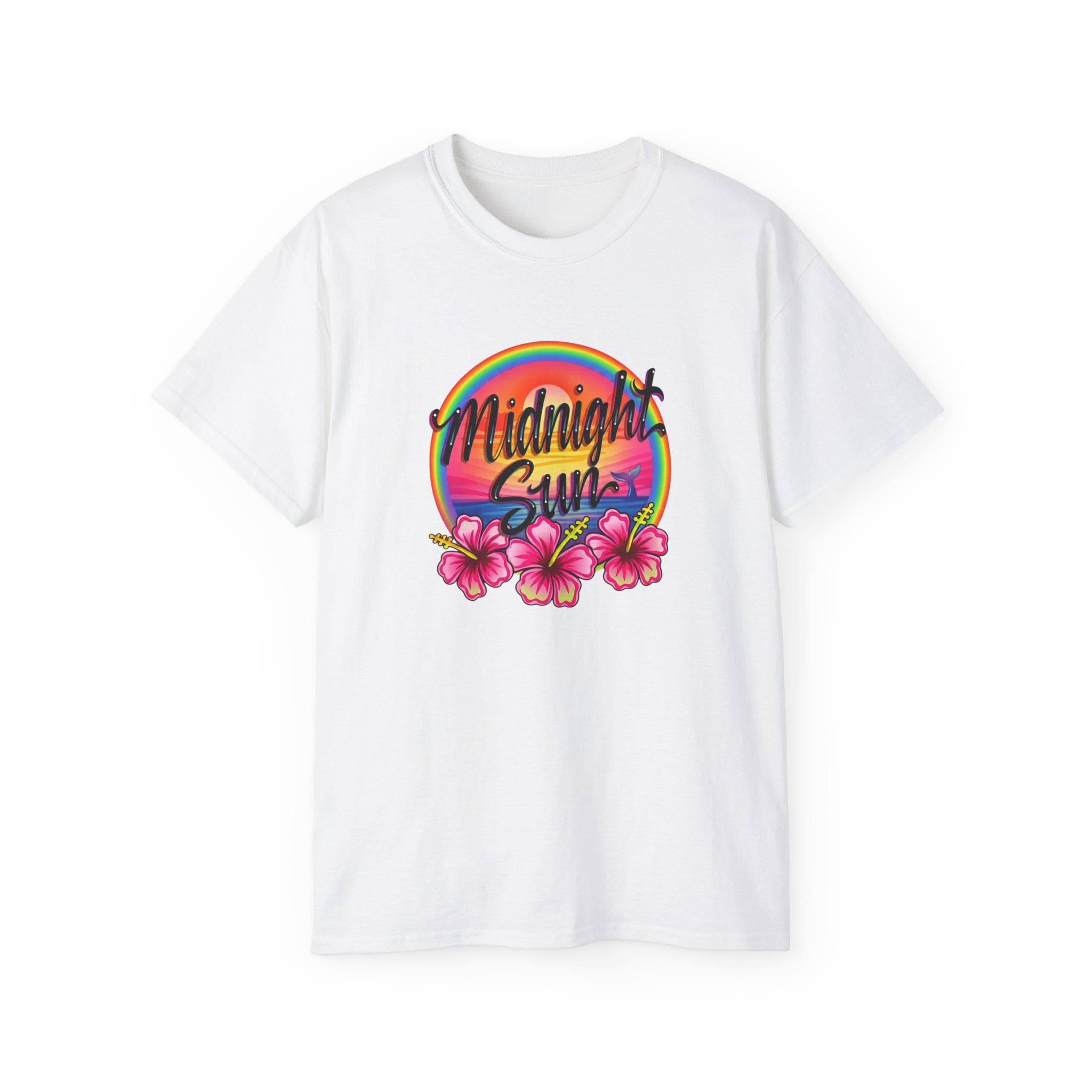 Zara Larsson Midnight Sun T-shirt Retro Rainbow Hibiscus Shirt