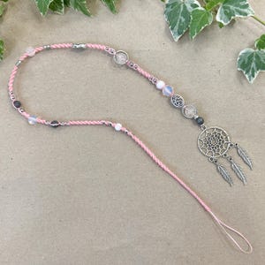 Boho Hair Wrap for Dreads and Braids, Handmade Macrame Loc Jewelry, Hippie Dreadlock Accessories
