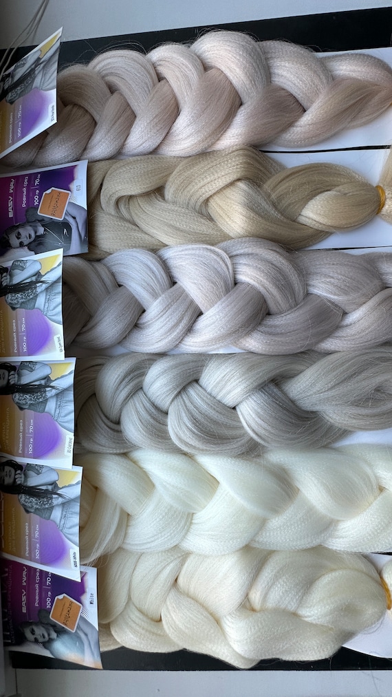 Synthetic hair, Kanekalon, Jolly, Synthetic hair for dreadlocks, Kanekalon for hair extensions, Dreadlock artist, Hair for dreadlocks