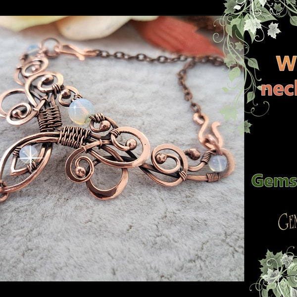 Printable sketch and templates for my free wire wrapping tutorial on YouTube, DIY wire wrap Necklace with scrolls, jewelry design