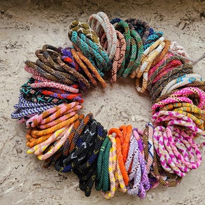 Handmade Bracelet - BEADSJOYCRAFTS Bracelet- crochet bracelet pattern- Nepal Bracelet Glass Seed Bead Crochet Nepali Bracelet - bead crochet