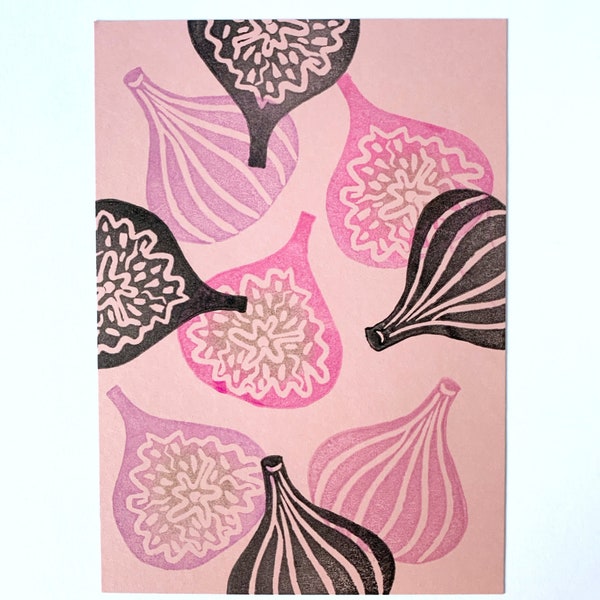 Fruit Lino Cut - Etsy