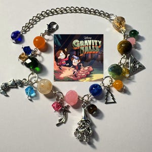 Op Gravity Falls geïnspireerde bedelarmband