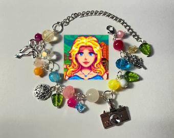 Haley Stardew Valley inspired Charm Bracelet