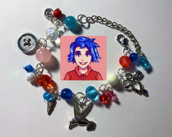 Emily Stardew Valley inspired Charm Bracelet