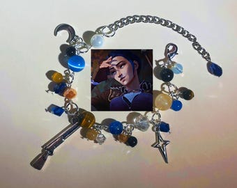 Caitlyn Kiramman Arcane inspired Charm Bracelet