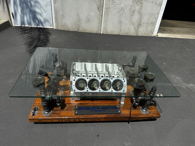 Shelby Engine Block Coffee Table Etsy