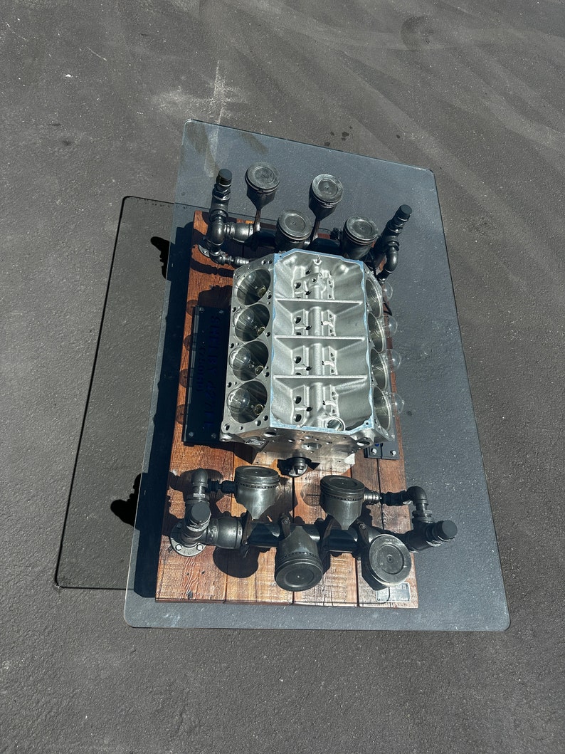 Shelby Engine Block Coffee Table Etsy