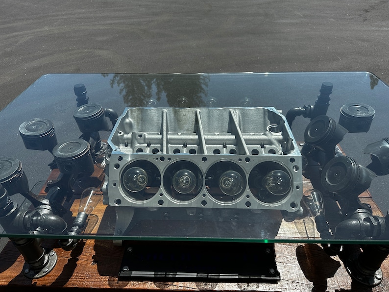 Shelby Engine Block Coffee Table Etsy