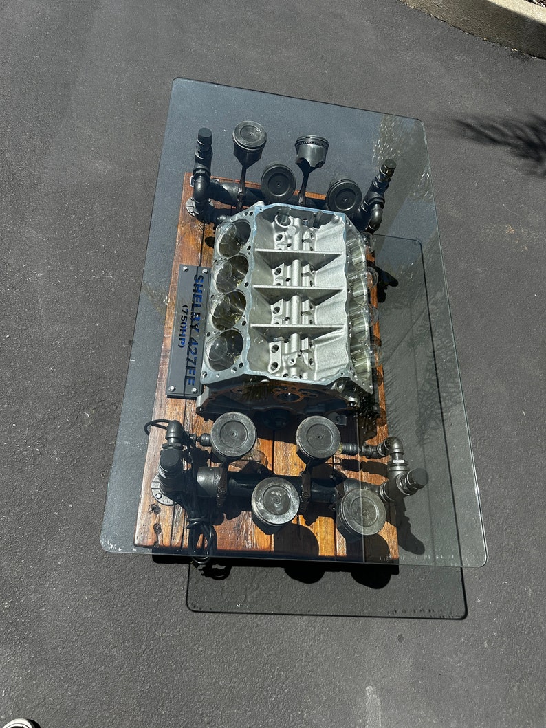Shelby Engine Block Coffee Table Etsy