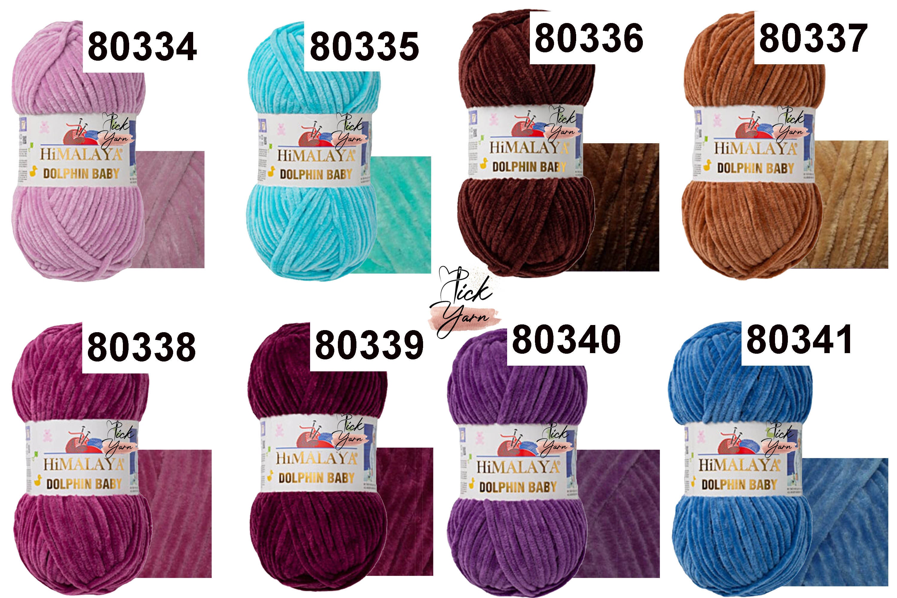 Himalaya Dolphin Baby Yarn, Velvet Yarn, Amigurumi Yarn, Doll Making