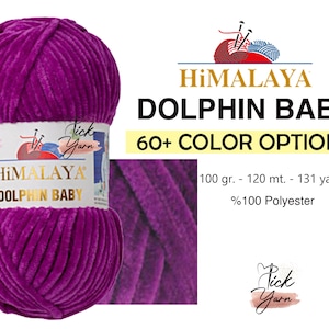 Himalaya Dolphin Baby Yarn, Velvet Yarn, Plush Yarn, Knitting Yarn, Baby Blanket Yarn, Winter Yarn, Himalaya Dolphin Baby, Soft Yarn