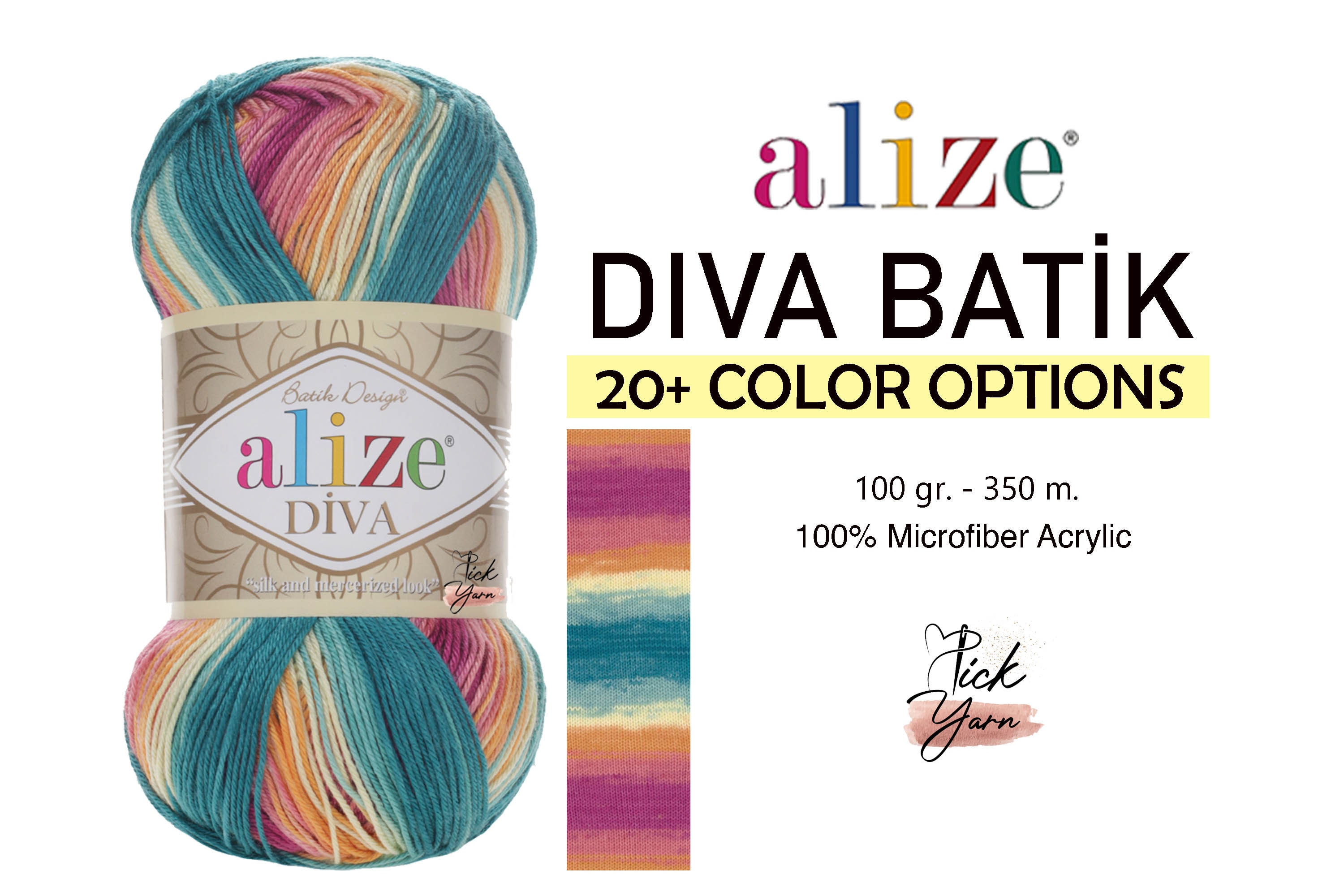 Alize 50 G Bella 100% Coton Laine Fil Amigurumi Crochet Tricot 19