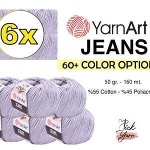 Yarn Art Jeans Yarn, Yarn Art Jeans, Yarnart Jeans , Soft Amigurumi Yarn,  Blanket Yarn Jeans Yarn, Amigurumi Yarn, Doll Yarn, Doll Lanas 