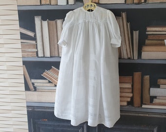Children's baptism dress in religious pleated lawn - 103
